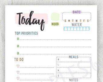 Personal Planner Inserts Printable To Do List, Personal Planner, Planner Inserts, Personal Size, Daily Planner, Personal Filofax - PDF