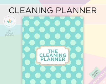 SALE! Cleaning Planner, Cleaning Checklist, Cleaning Schedule, Household Printable, House Cleaning, Daily Cleaning, Clean Home Binder