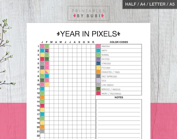 Weekly Mood Chart Pdf