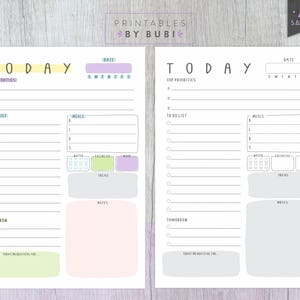 A5 Planner Inserts Daily Planner Printable A5 Filofax, A5 Planner Refill, Filofax Refill, A5 Planner Pages, Day Planner, Daily Agenda