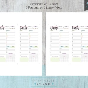 Hourly Planner, Daily Planner Hourly Personal Planner Insert Planner ...