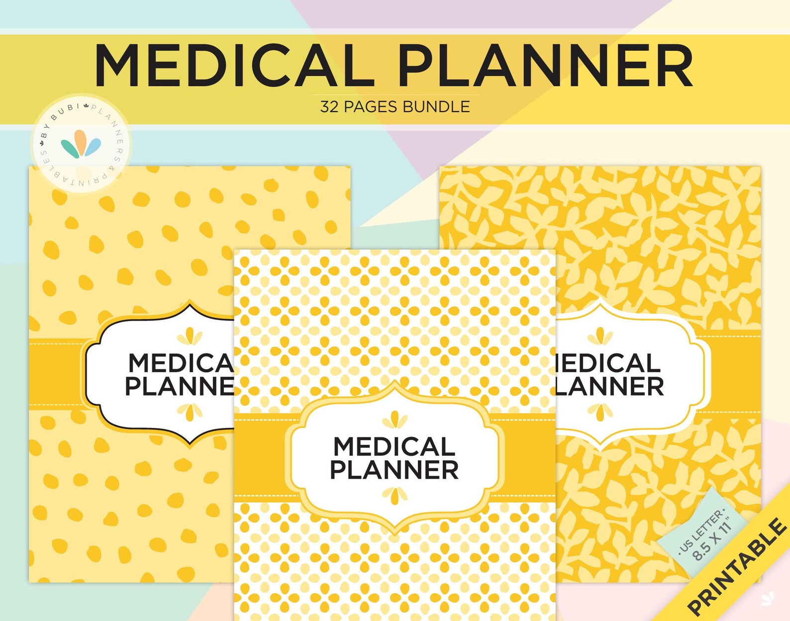Health and Wellness Medical Planner Printable Home Binder - Etsy