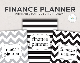 Budget Planner Printable, Financial Planner, Finance Binder, Debt Tracker, Savings Tracker, Expense Tracker, Bill Tracker, Household Planner