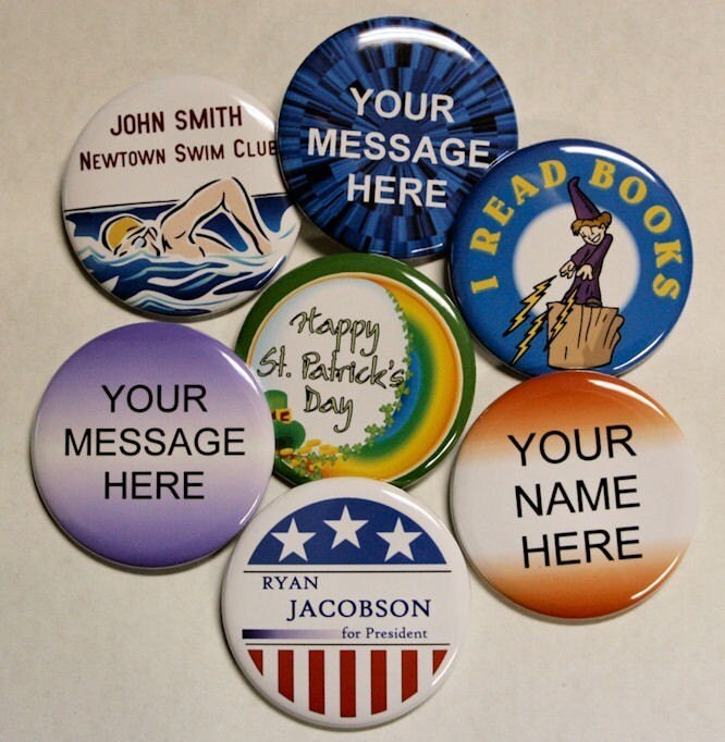 50 Custom Professionally Made 3 Inch Pinback Buttons - Etsy