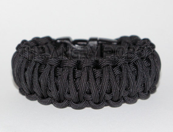 Paracord Survival Bracelet King Cobra Black or Choose From 200 Different  Colors 