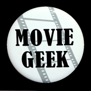 Movie Geek Button Pinback Badge 1 1/2 inch Magnet Keychain or Flatback image 1