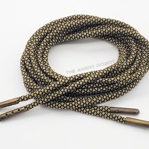 Cordones De La Correa De La Cuerda De Los Flor De Oro Negro Cordones De La Correa De La Cuerda De Los Flor De Oro Negro