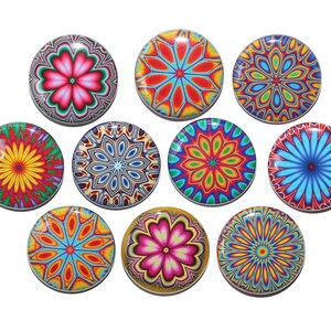 Color Sparks Set of 10 Pinbacks Buttons Badges 1 inch