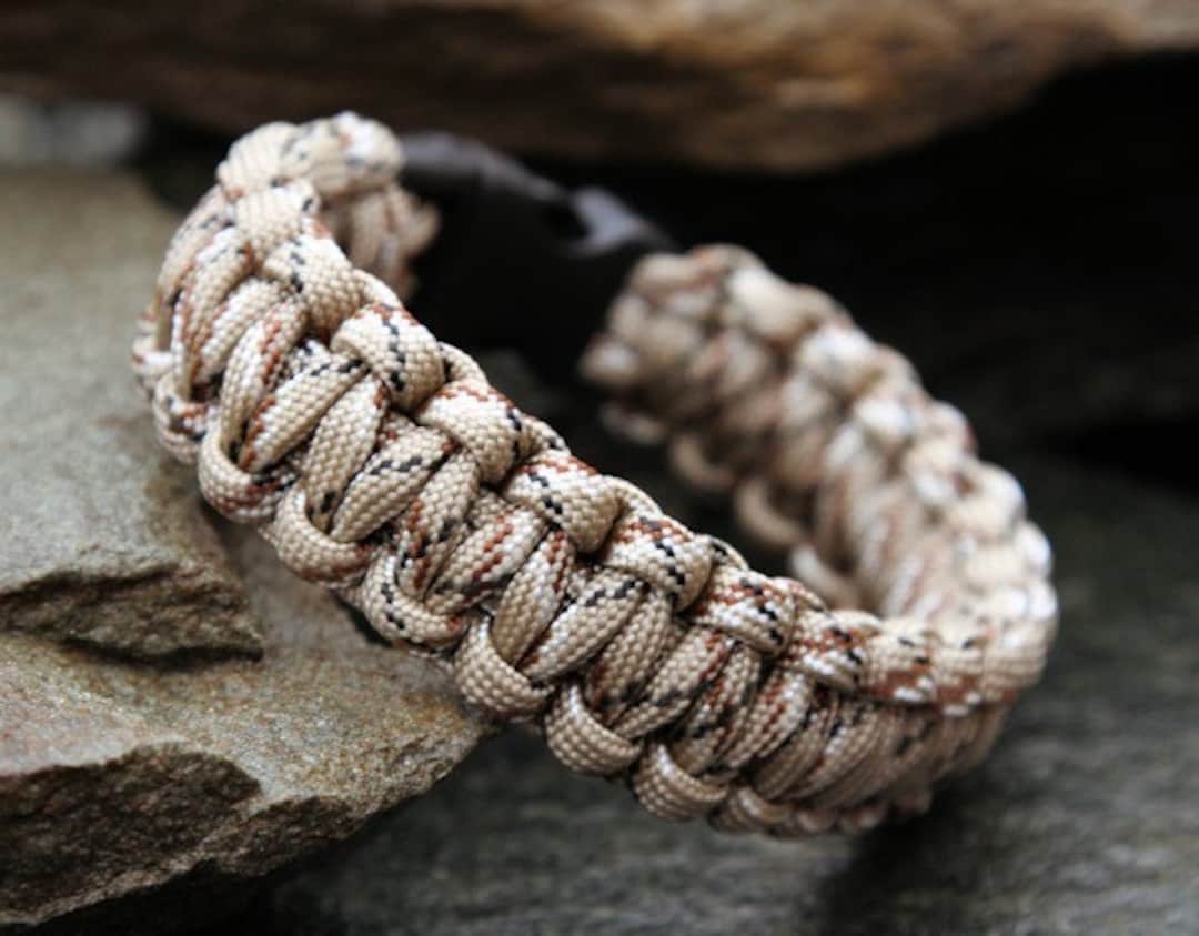 Paracord Survival Bracelet Desert Camo Canada