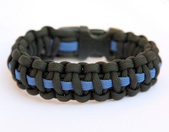 Amazon.com : Thin Blue Line Law Enforcement Support Paracord Survival  Bracelet (Medium (7.5 Inches)) : Tactical And Duty Equipment : Sports &  Outdoors