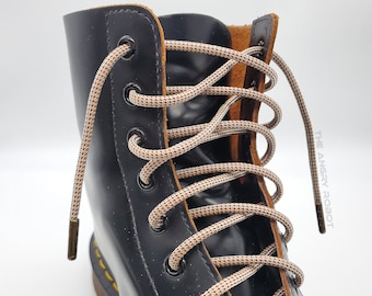 Paracord Eyelet Boot Laces Length 2Pair Wave Brown Orange Hiking