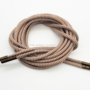 72 Round Cord Leather Laces Cedar (Metal Aglets)