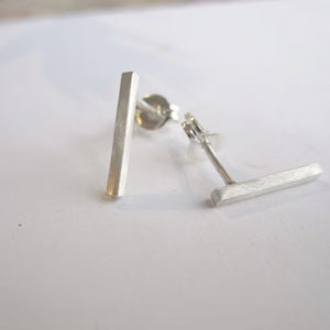 Rectangle Bar Post Stud Earrings Yellow Gold-plated Sterling Silver Geometric Rectangle Bar Post Stud Earrings Yellow Gold-plated Sterling Silver Geometric
