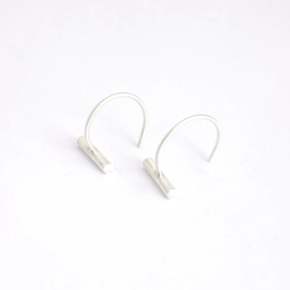 Orecchini A Sfera In Argento 925 Massiccio – 4 Mm – Lucidi – Stile Vintage Minimal