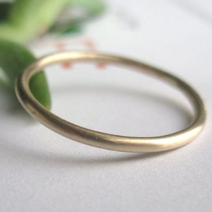 14k Gold Ring | Classic Thin Band | Elegant Fine Jewelry | Perfect Wedding Band | Affordable Gift Idea for Her | Round Band Ring | 0100