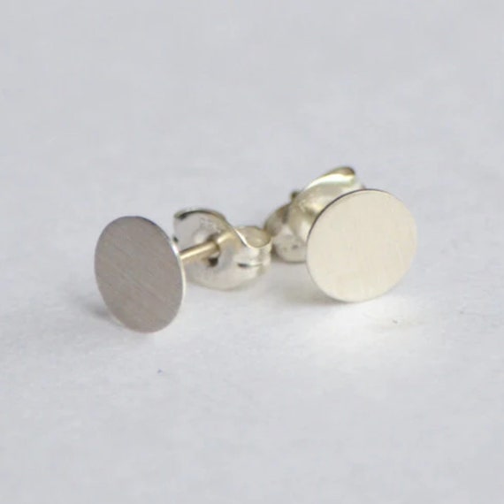 Orecchini Pendenti Orecchini A Borchia Rotondi In Argento Sterling 925 Con Moissanite 9mm - Unisex, Ideali Per Regali Orecchino Uomo Donna Argento 925 Moissanite