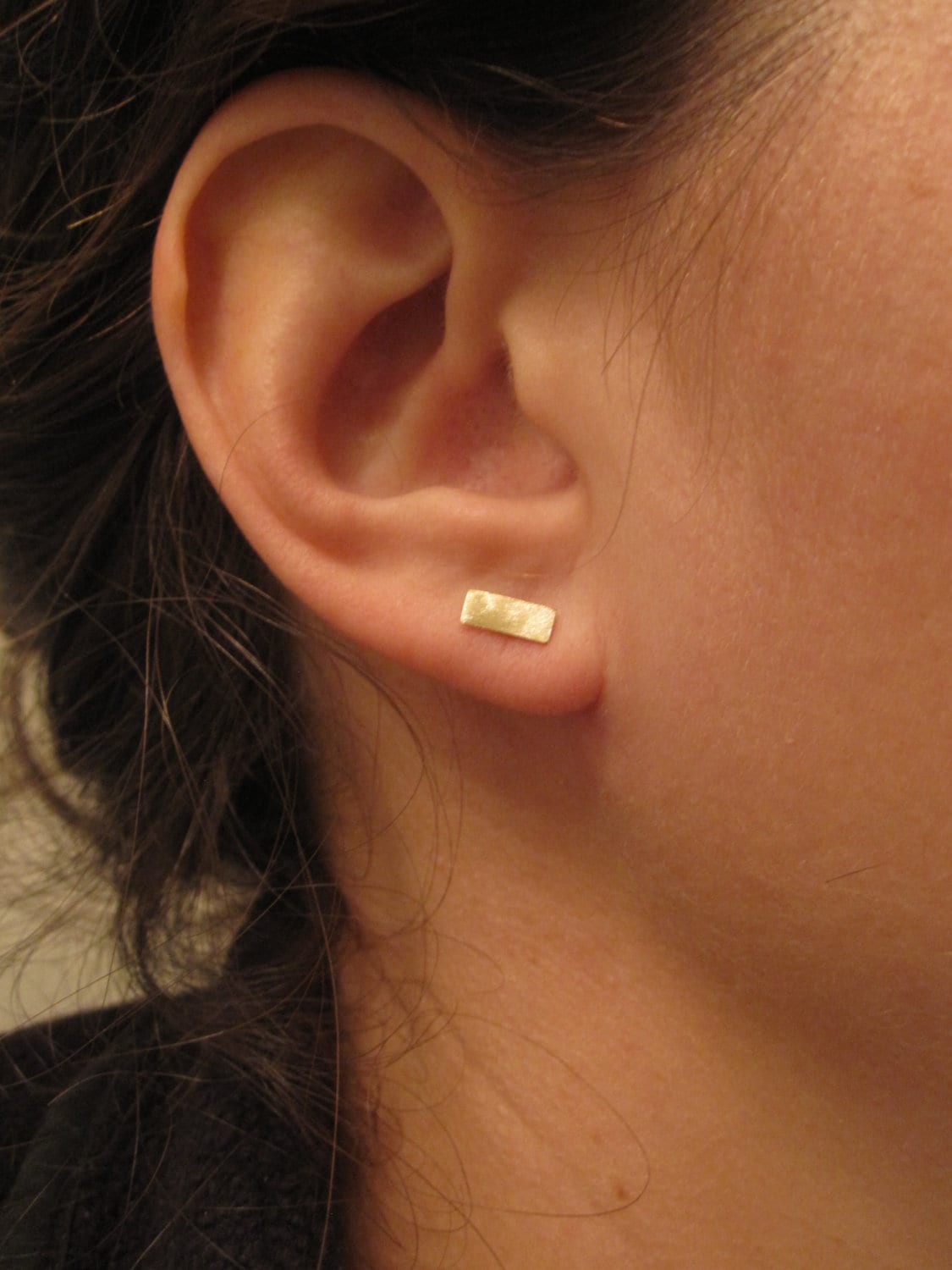 Rectangle bar earrings deals