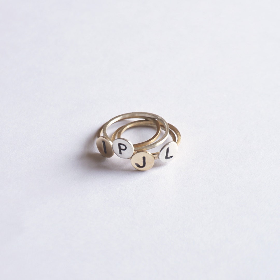 Collana Monogramma In Oro: Ciondolo Personalizzabile Da 1-2 Pollici, 3 Iniziali Personalizzate, Disponibile In Argento E Oro, Regalo Di Anniversario Perfetto Per Lei - Italia - Foto 7