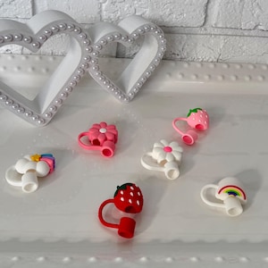 Silicone Cup Straw Covers, Dust Caps for 30/40 oz Tumblers, Fun & Stylish Drink Accessories, Birthday gift, Gift For Her, Mom Gift