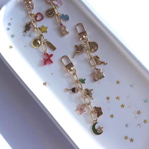 Custom Charm Keychain: Personalized Purse Accessory, Backpack Charm
