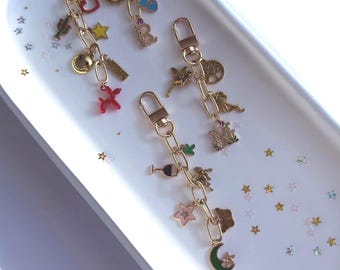 Custom Charm Keychain: Personalized Purse Accessory, Backpack Charm