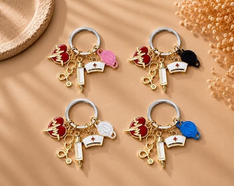 Nurse Charm Keychain: Medical Gift for Healthcare Workers