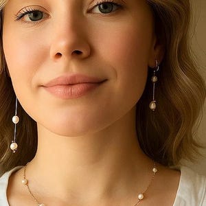 Gargantilla de perlas de agua dulce, collar de oro, joyería nupcial, collar de perlas, regalo para ella, joyería de boda, regalo para dama de honor