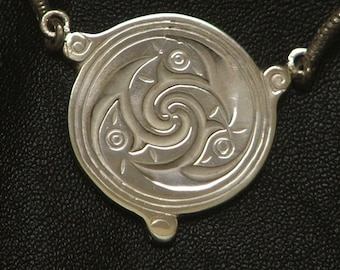 CELTIC TARA DETAIL Sterling Silver Necklace Made to Order