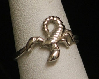 SCORPION Sterling Silver Ring Made to Order