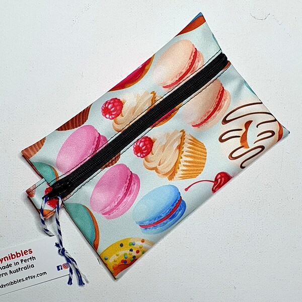 Mini Wet Bag 15cm x 10cm Perfect for Breast Pads, Dummies, Face Masks, Snacks etc