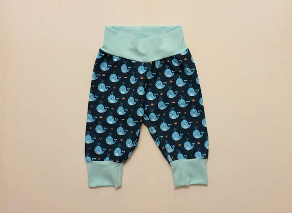Regalos para bebe TALLA 00 Pantalon Bebe en Tela Dulce Ballena Etsy Mexico