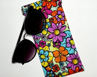 Sunglasses Pouch in Beautiful Colourful Floral Fabric