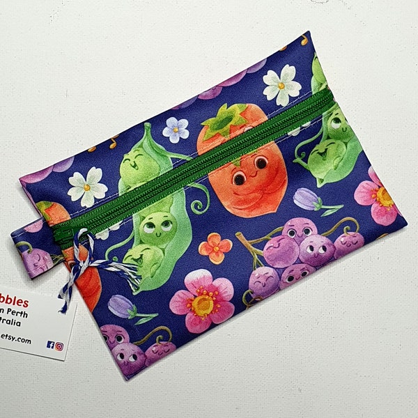 Mini Wet Bag 15cm x 10cm Perfect for Breast Pads, Dummies, Face Masks, Snacks etc