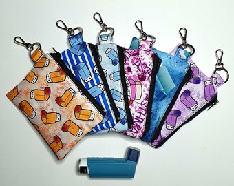 SMALL Clip On Zippered Pouch. Various colour choices