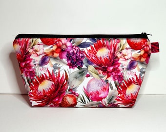 EXTRA LARGE Pouch in Gorgeous Floral Fabric