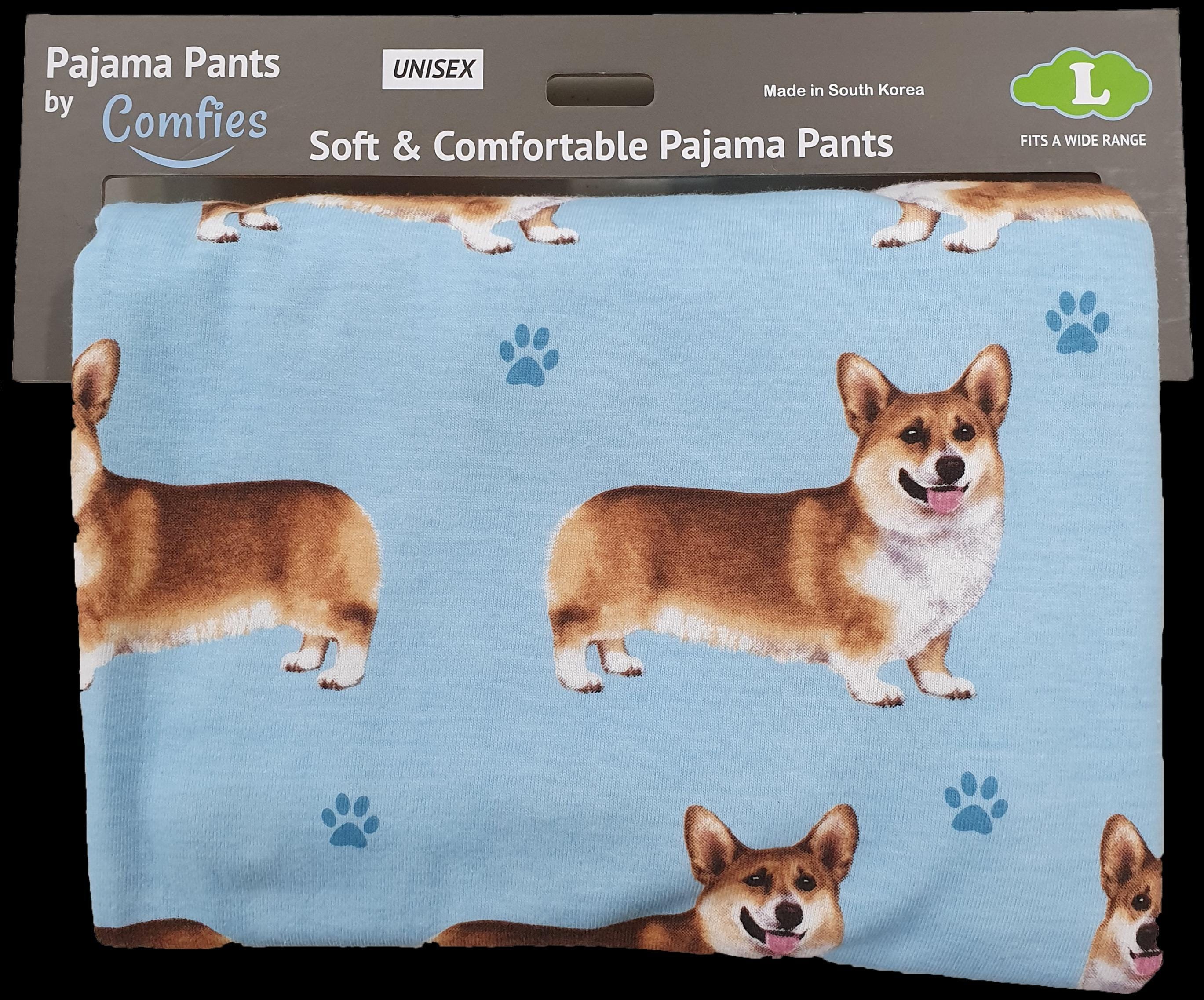 Corgi Christmas Silky Satin Pajama Set - gullprint.com, image size:2738x2274