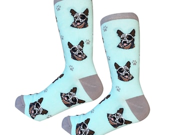 Australian Cattle Dog Socks – Premium Quality  Comfy Socks, Perfect Novelty Gift Ideas for Pet Lovers