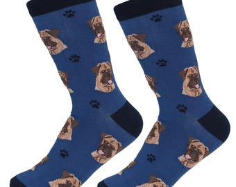Bullmastiff Socks - Premium Quality  - Fun Novelty Socks , Perfect Novelty Gift Ideas for Pet Lovers