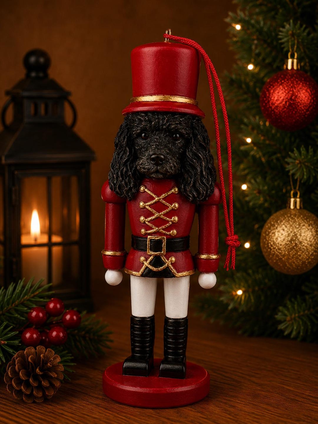Buy Poodle Black Nutcracker Christmas Decor | Pet Lover Holiday