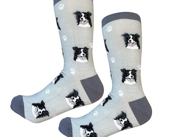 Border Collie Socks – Premium Quality  Comfy Socks, Perfect Novelty Gift Ideas for Pet Lovers