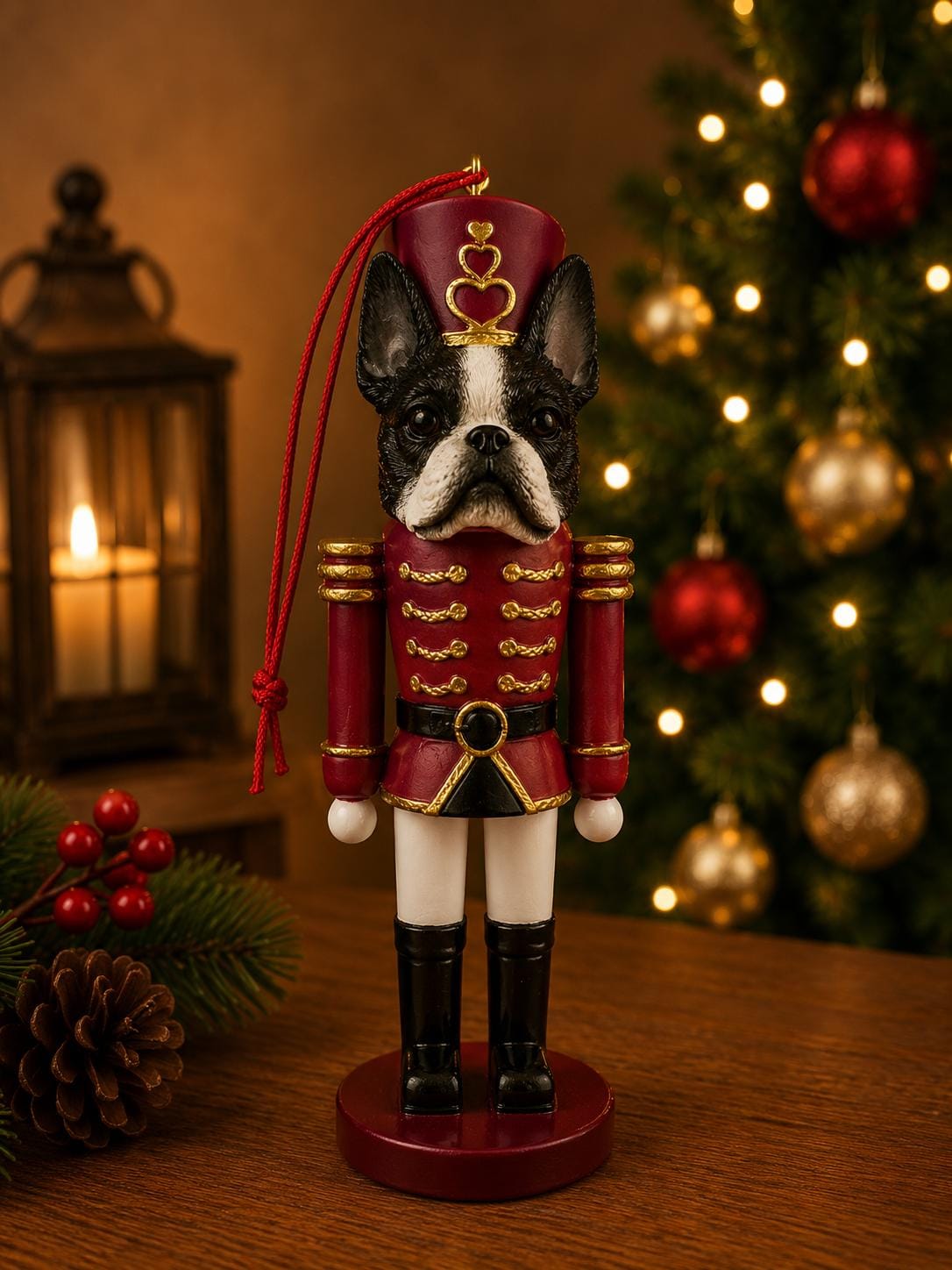 Boston Terrier Nutcracker Christmas Decor | Pet Lover Holiday Gift