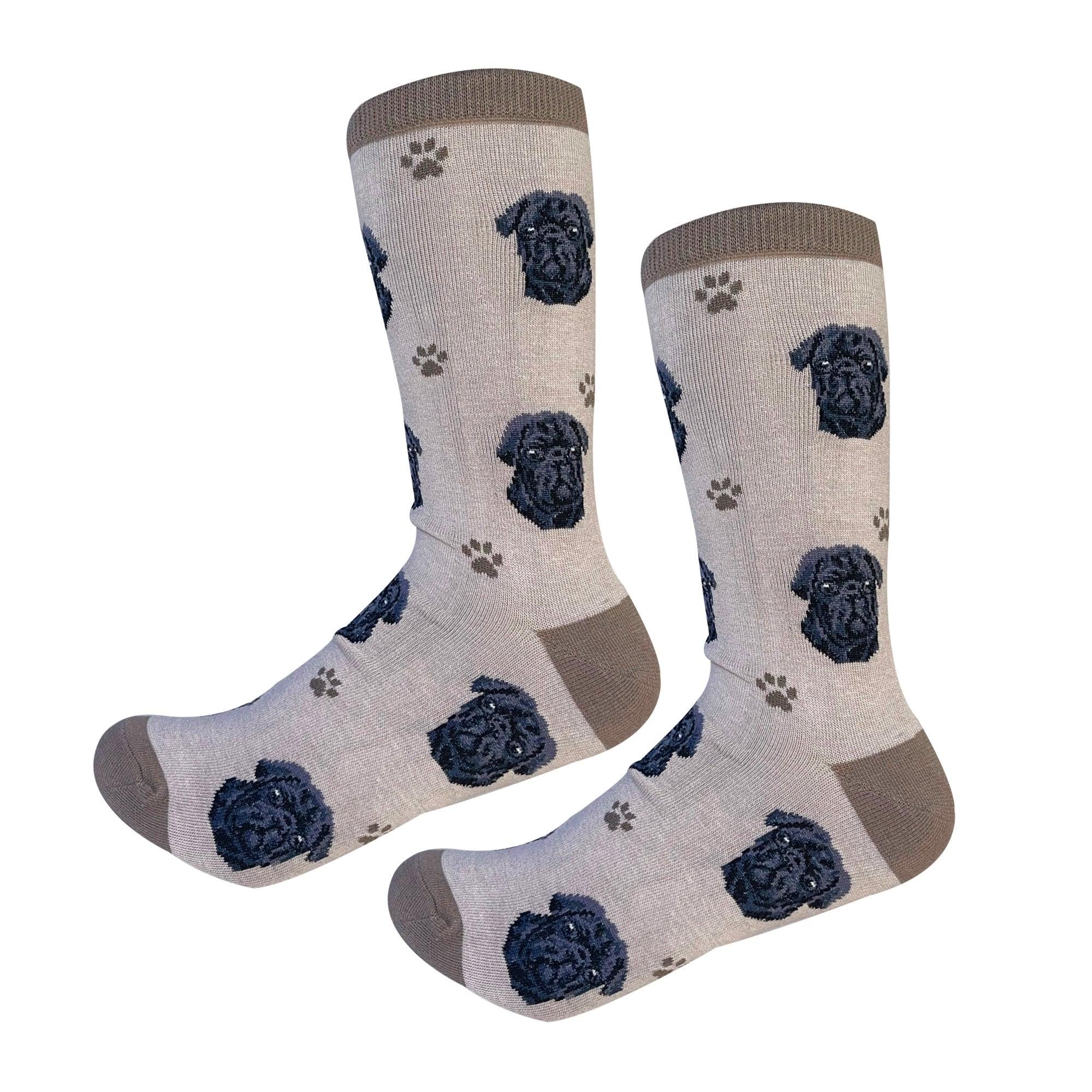 Pug black Socks – Premium Quality  Comfy Socks, Perfect Novelty Gift Ideas for Pet Lovers