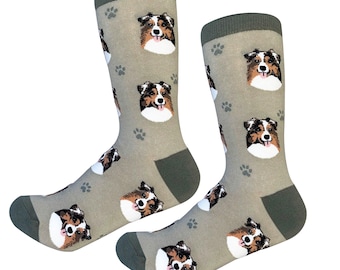Australian Shepherd Socks  – Premium Quality  Comfy Socks, Perfect Novelty Gift Ideas for Pet Lovers