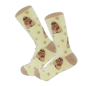 Cocker Spaniel Full Body Socks – Premium Quality  Comfy Socks, Perfect Novelty Gift Ideas for Pet Lovers