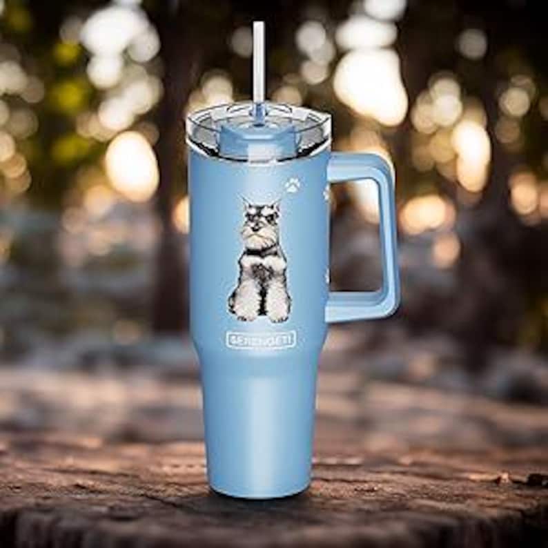 Serengeti Silver Tabby Cat Ultimate Tumbler - Thumbnail 5