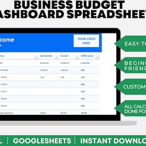 Small Business Bookkeeping Template Excel Bookkeeping Spreadsheet Business Expense Tracker Sales Tracker Accounting Template Income Tracker