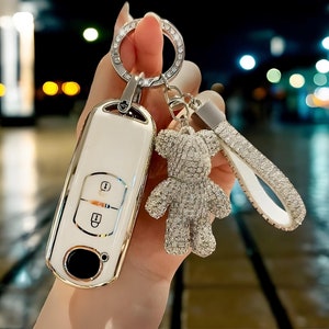 Key Cover For Mazda, Key Fob Case, Car Key Fob, Key Holder, Car Accessories, Key Organizer, Key Case For Mazda, Fob Cover, Car Key Fob, Gift