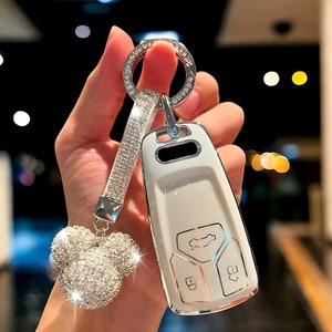 Key Cover For Audi, Key Fob Case, Car Key Fob, Key Holder, Car Accessories, Key Organizer, Key Case For Audi, Fob Cover, Car Key Fob, Gift
