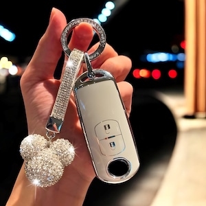 Key Cover For Mazda, Key Fob Case, Car Key Fob, Key Holder, Car Accessories, Key Organizer, Key Case For Mazda, Fob Cover, Car Key Fob