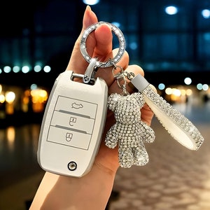 Key Cover For Kia, Key Fob Case, Car Key Fob, Key Holder, Car Accessories, Key Organizer, Key Case For Kia, Fob Cover, Car Key Fob, Gift